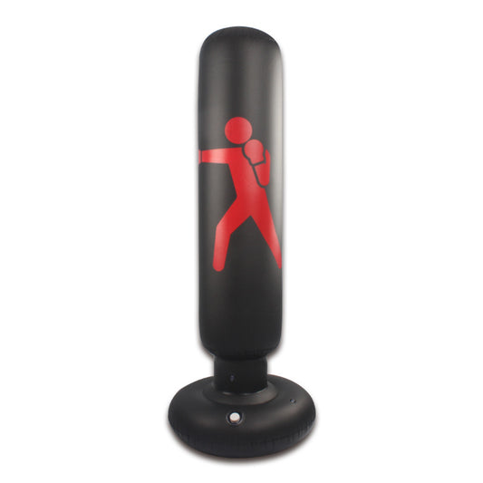 Vertical home inflatable fitness boxing column tumbler decompression vent boxing punching bag