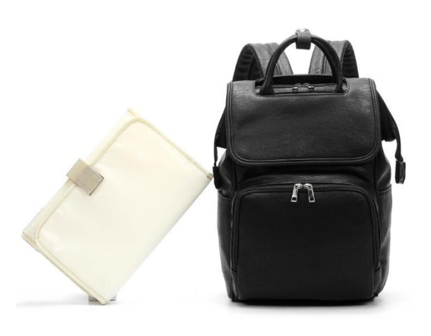 European and American fashion mummy bag backpack for mummy backpack outdoor pu milk dad bag