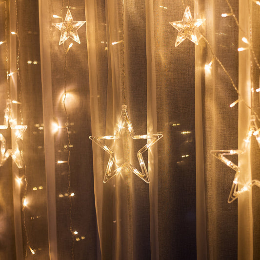 Star lights LED string lights Christmas lights room shop decoration holiday lights Internet celebrity anchor background wedding lights