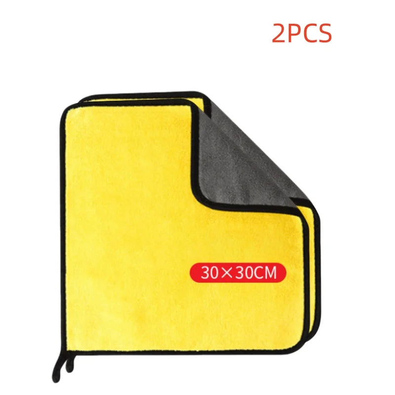 1/2/6PCS Car cleaning towels, car washing and drying cloths, microfiber towels, care face cloths, car beauty accessories
