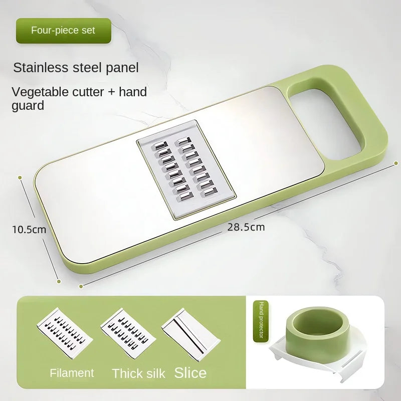 Multi-Functional Stainless Steel Food Wire Cutter Household Kitchen Vegetable Cutter Wire Cucumber Potato Wire Grater #3948