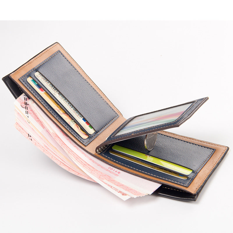 baellerry men's short wallet cross-border embossed cross-border hot-selling multi-card wallet fashion card bag wholesale