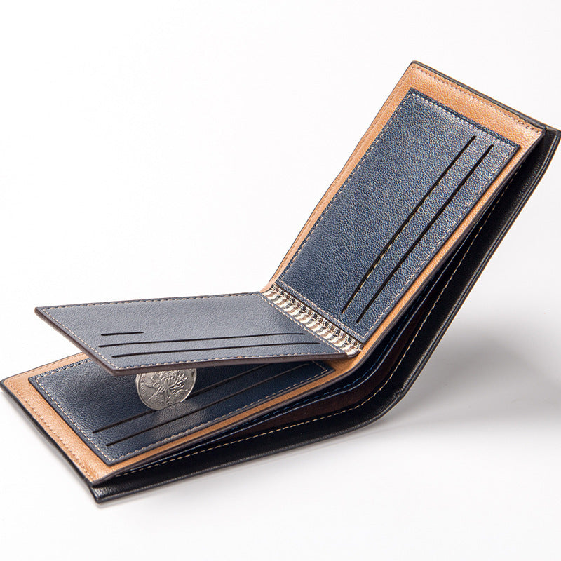 baellerry men's short wallet cross-border embossed cross-border hot-selling multi-card wallet fashion card bag wholesale
