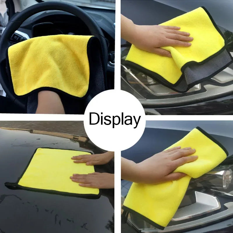 1/2/6PCS Car cleaning towels, car washing and drying cloths, microfiber towels, care face cloths, car beauty accessories
