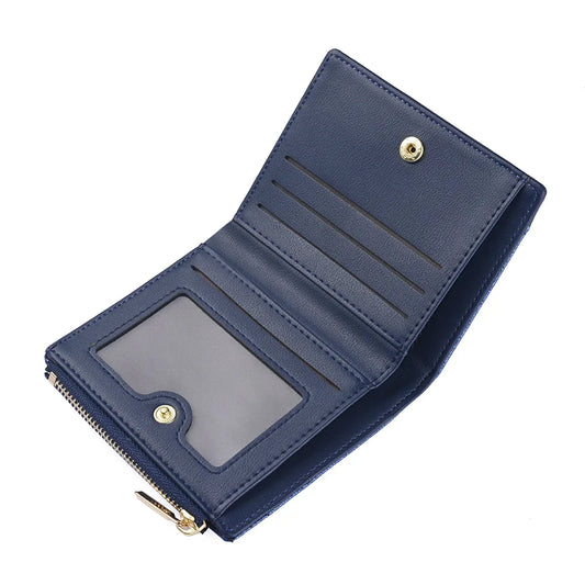 Hasp Small Sequins Women Wallet Fashion Leather Purse Lady Card Holders Clutch Female Slim Purse Money Bag Wallets Card Package