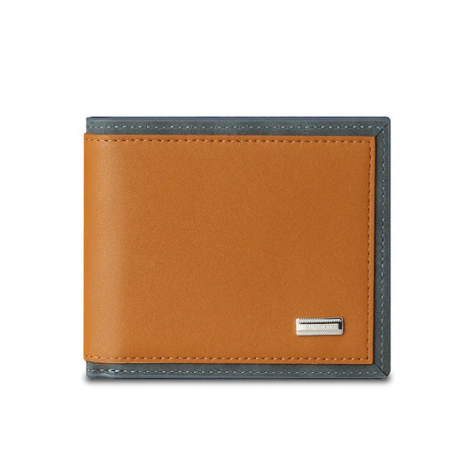 RFID Protection Men Wallets Foldable Multi-card Holders Short PU Leather ID Folder Package Business Purses Convenient Male Bags