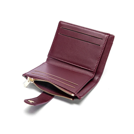 CHCH Fashion Classic Retro Men's and Women's Universal Wallet PVC Material Multi functional Portable Card Bag Change