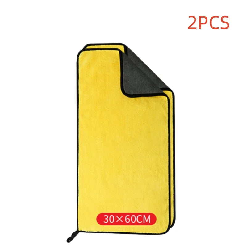 1/2/6PCS Car cleaning towels, car washing and drying cloths, microfiber towels, care face cloths, car beauty accessories