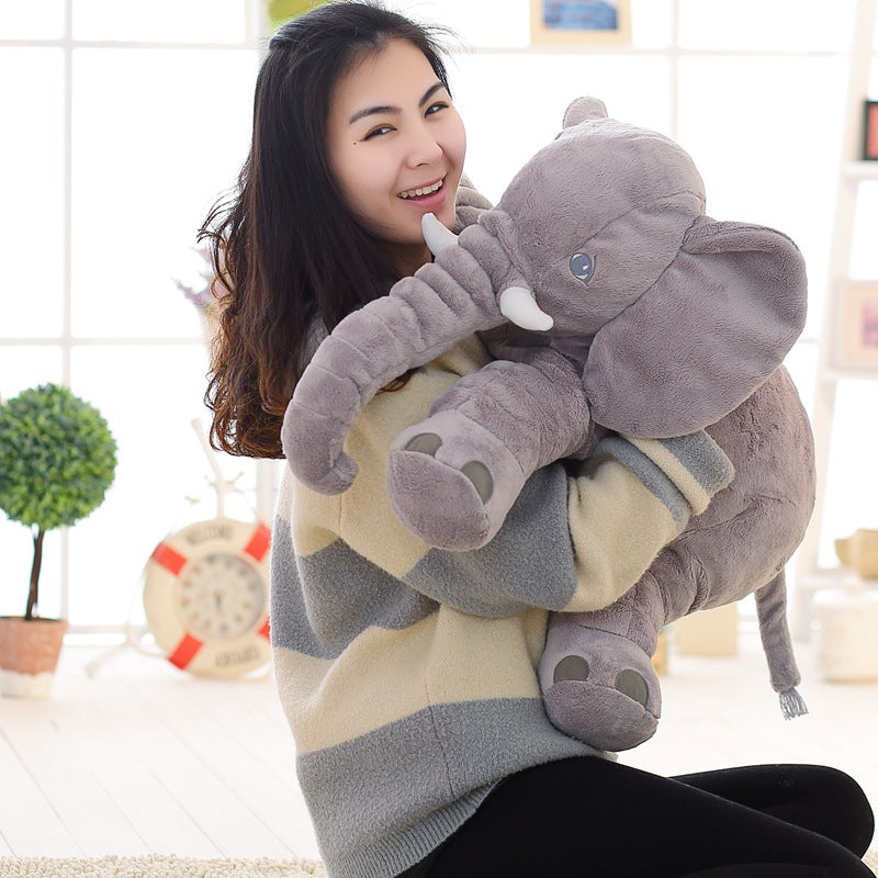Ins elephant pillow children plush toys with sleeping toys elephant pillow cushions comfort pillows