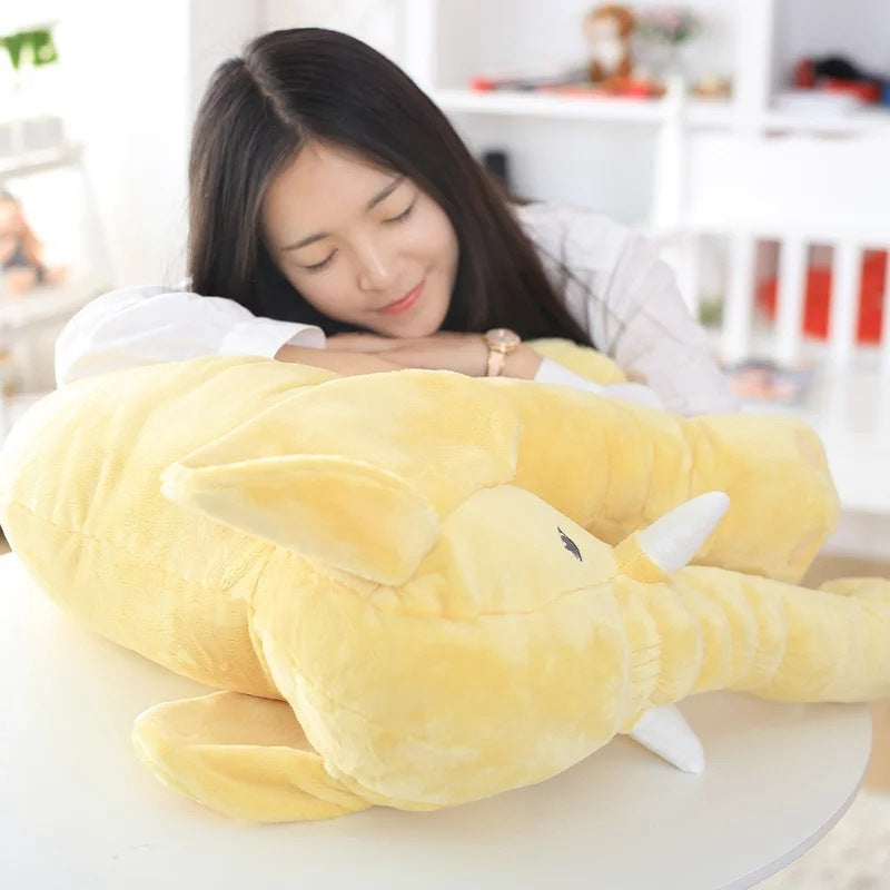 Ins elephant pillow children plush toys with sleeping toys elephant pillow cushions comfort pillows