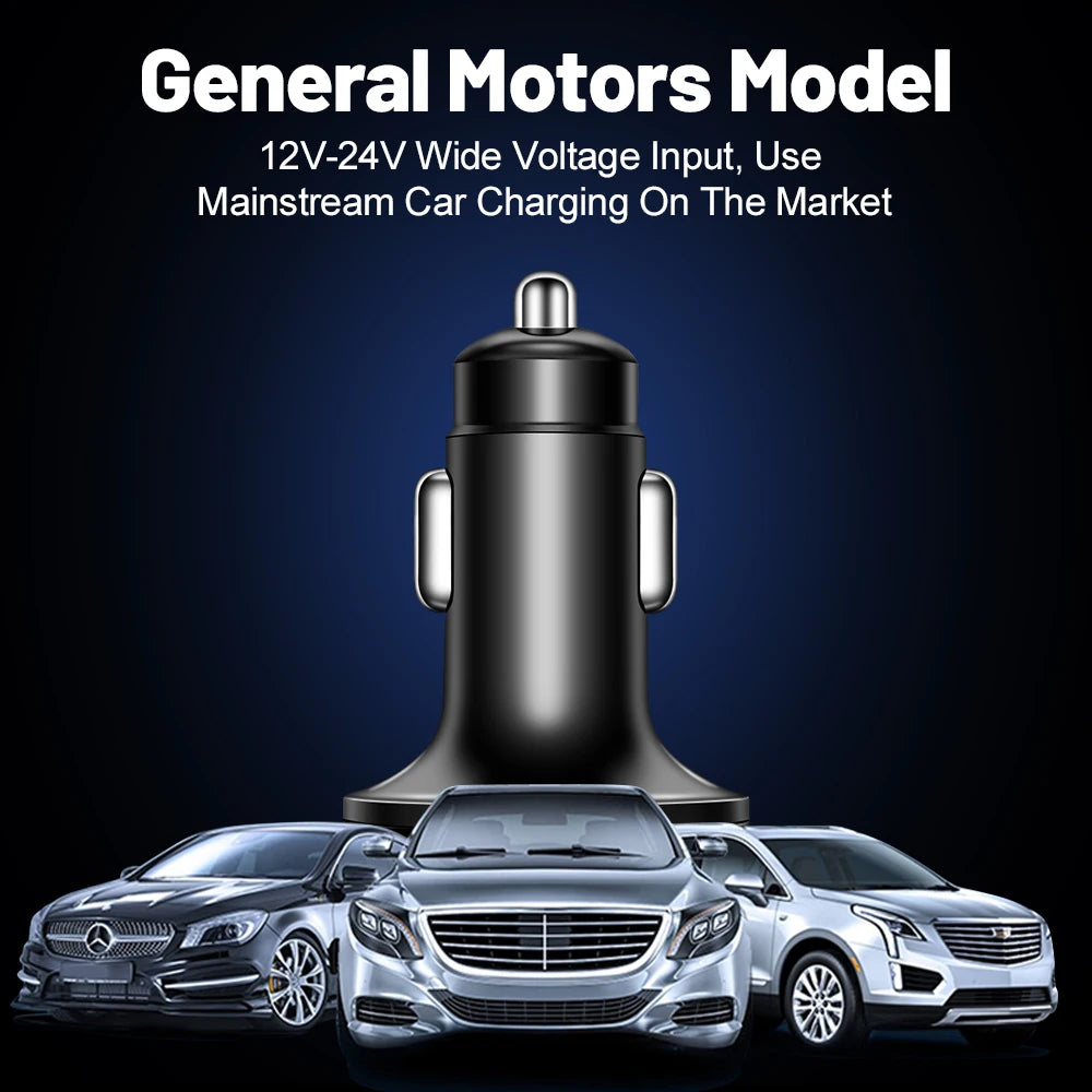 PD 150W USB Car Charger Fast Charging QC 3.0 Type C Car Phone Charger Adapter For iPhone Xiaomi Samsung Huawei OPPO Car Charger