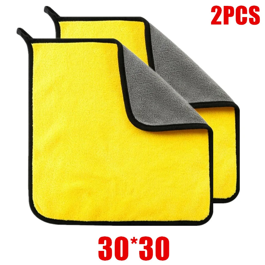 1/2/6PCS Car cleaning towels, car washing and drying cloths, microfiber towels, care face cloths, car beauty accessories