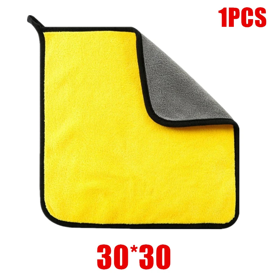 1/2/6PCS Car cleaning towels, car washing and drying cloths, microfiber towels, care face cloths, car beauty accessories