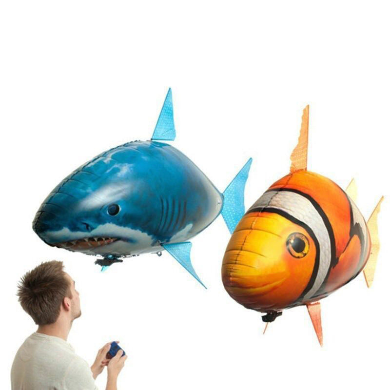 One drop shipping infrared remote control flying fish shark air clown fish children parent-child interaction happy toy foreign trade