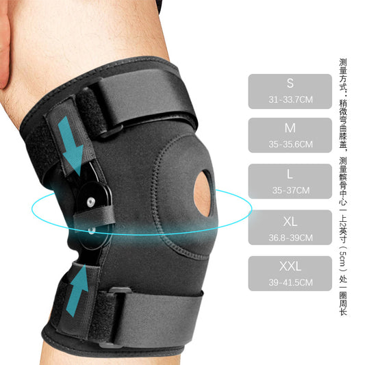 Sports knee pads, hinged knee pads, joint support and fixed protective knee pads, protective gear manufacturers in stock