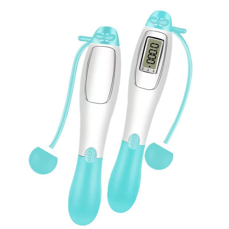 Smart electronic counting cordless dual-use skipping rope adult students men and women sports fitness counting wire skipping rope