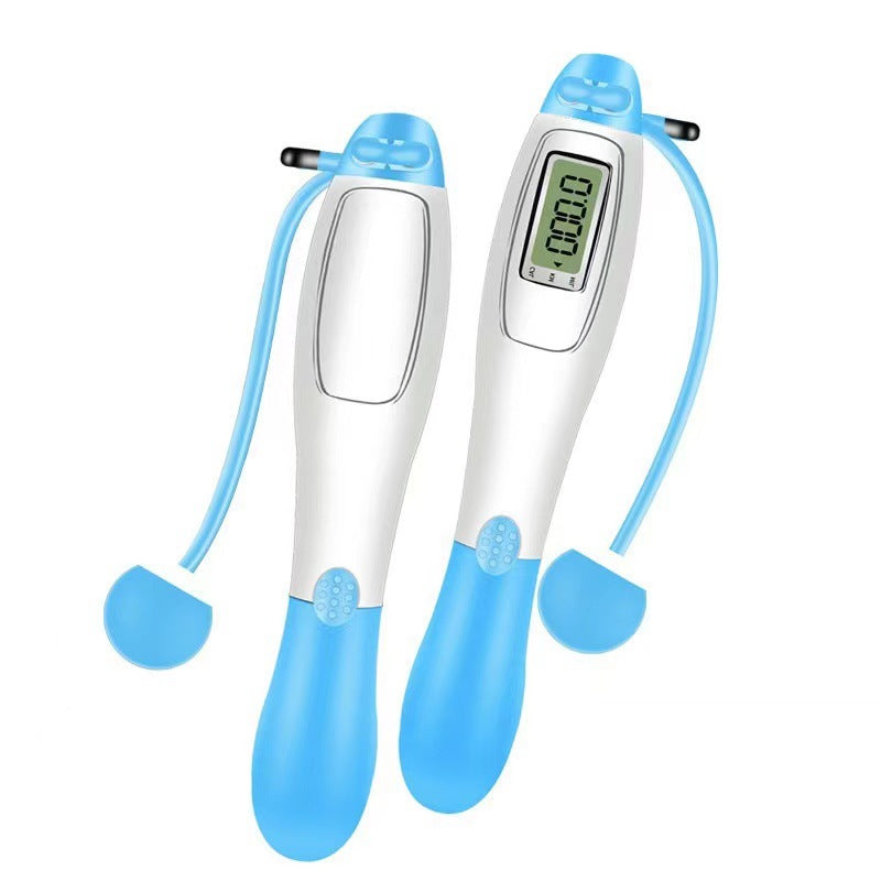 Smart electronic counting cordless dual-use skipping rope adult students men and women sports fitness counting wire skipping rope