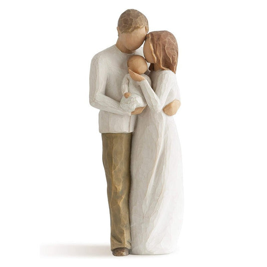 New American-style character statue family ornaments advanced creative wedding gift home office resin crafts