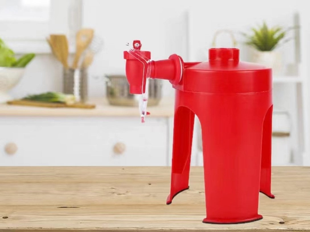 Second-generation creative hand-pressed Coke bottle inverted drinker carbonated beverage inverter home beverage machine Coke machine