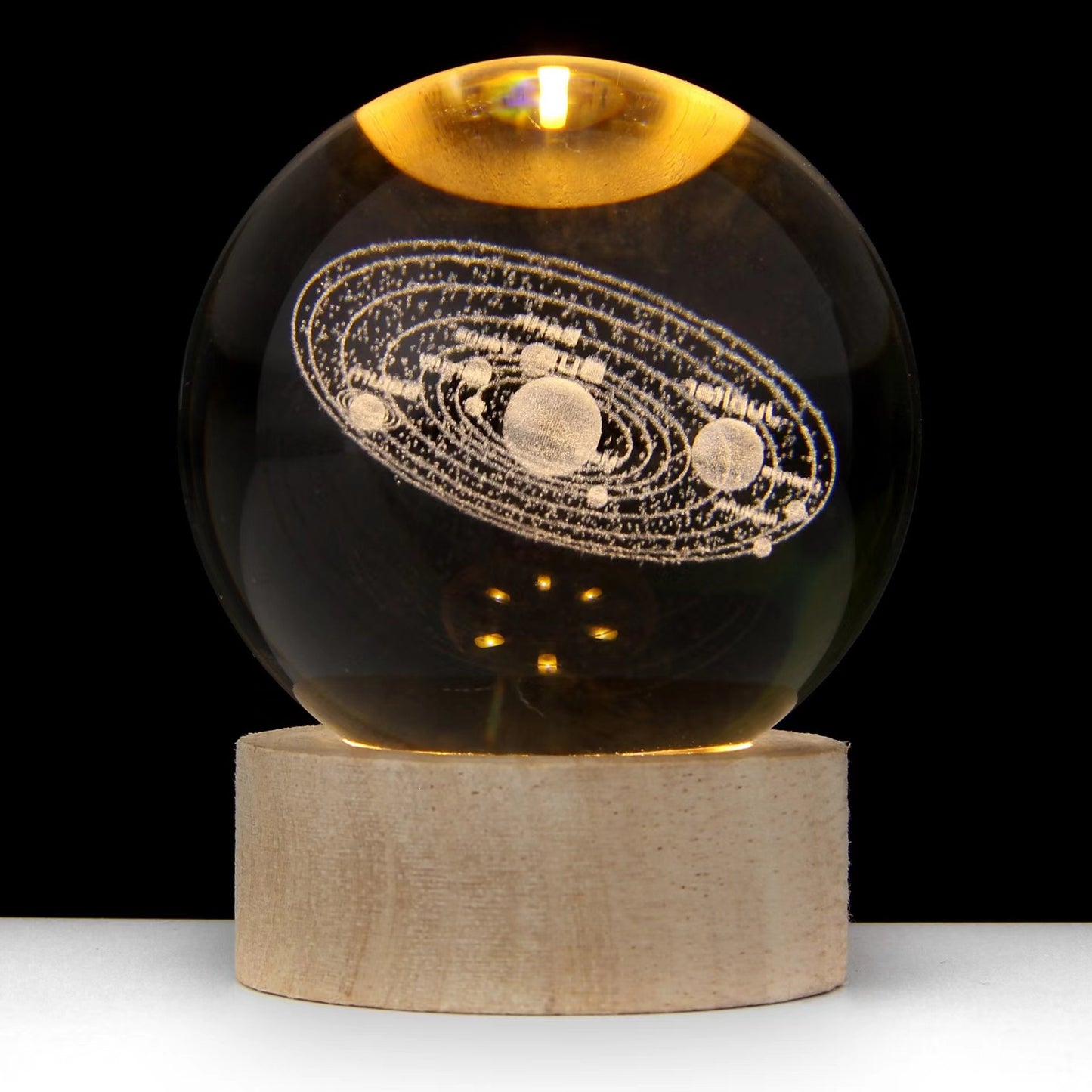 Luminous crystal ball ornaments crystal ball night light classmates and friends graduation Valentine's Day holiday gift manufacturers wholesale