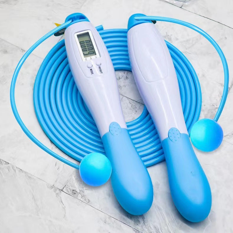 Smart electronic counting cordless dual-use skipping rope adult students men and women sports fitness counting wire skipping rope