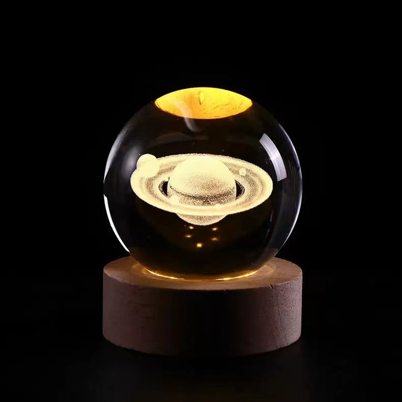 Luminous crystal ball ornaments crystal ball night light classmates and friends graduation Valentine's Day holiday gift manufacturers wholesale