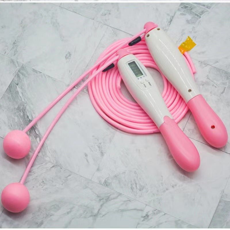 Smart electronic counting cordless dual-use skipping rope adult students men and women sports fitness counting wire skipping rope