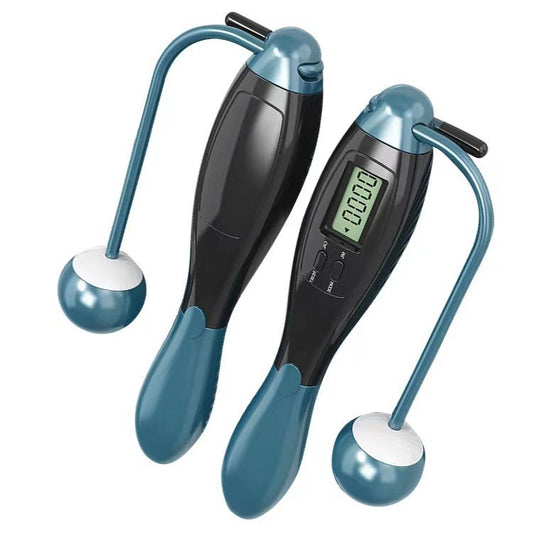 Smart electronic counting cordless dual-use skipping rope adult students men and women sports fitness counting wire skipping rope