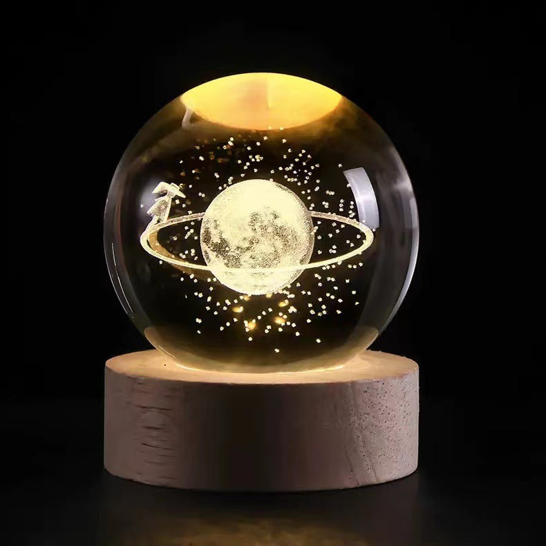 Luminous crystal ball ornaments crystal ball night light classmates and friends graduation Valentine's Day holiday gift manufacturers wholesale