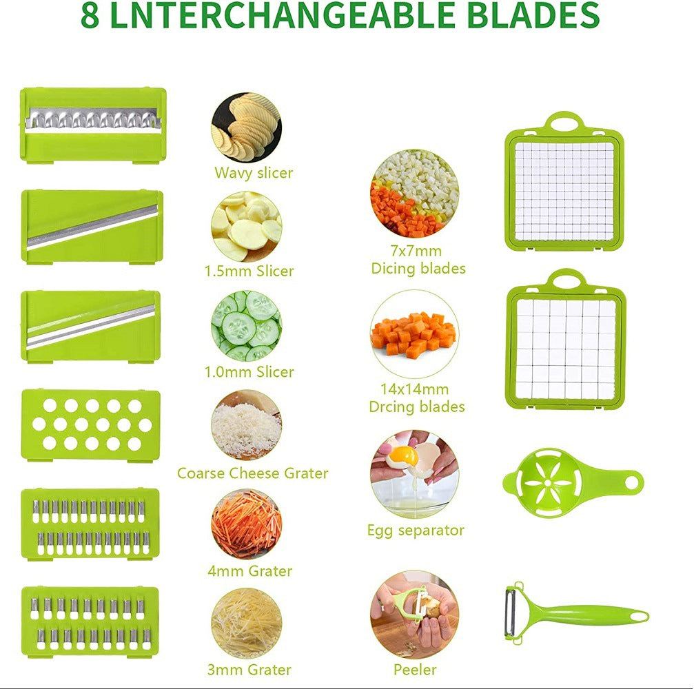 Multifunctional kitchen vegetable cutter Vegetable Chopper diced diced slicer grater vegetable cutter