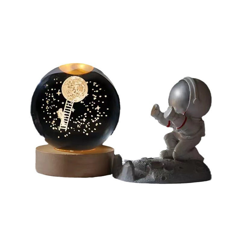 Luminous crystal ball ornaments crystal ball night light classmates and friends graduation Valentine's Day holiday gift manufacturers wholesale
