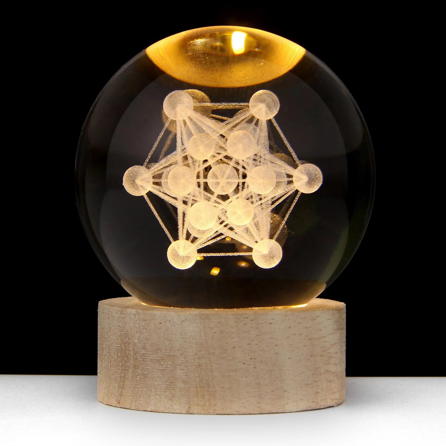 Luminous crystal ball ornaments crystal ball night light classmates and friends graduation Valentine's Day holiday gift manufacturers wholesale