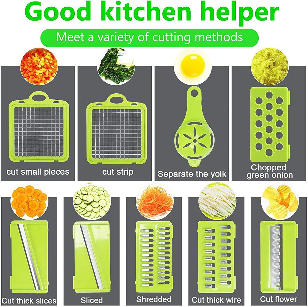 Multifunctional kitchen vegetable cutter Vegetable Chopper diced diced slicer grater vegetable cutter