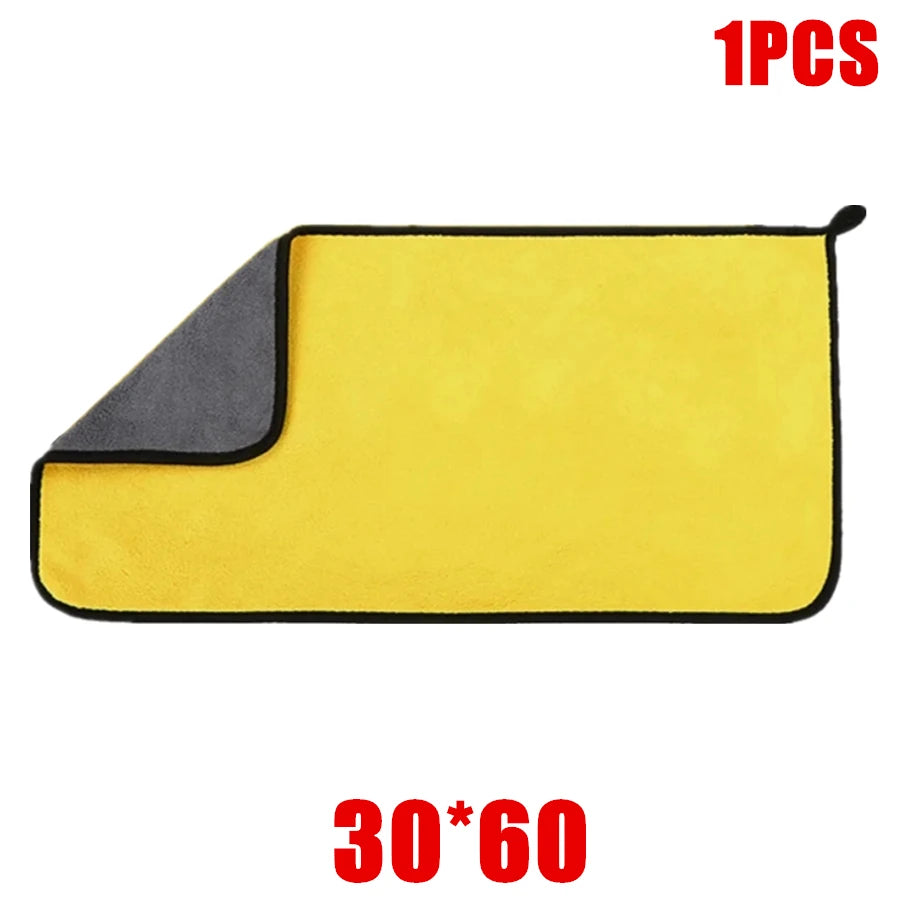 1/2/6PCS Car cleaning towels, car washing and drying cloths, microfiber towels, care face cloths, car beauty accessories