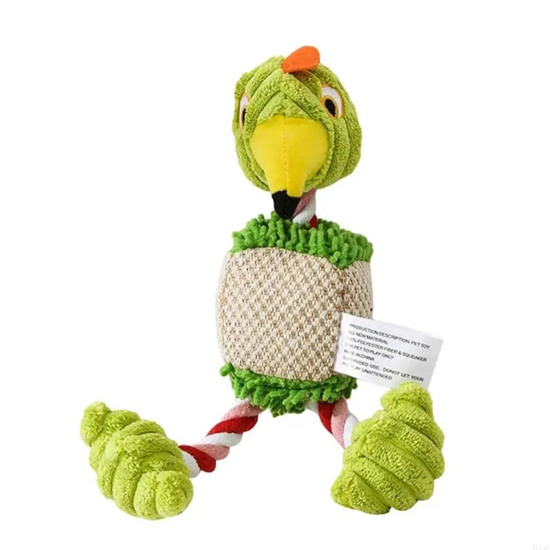 H4GD Interactive Cotton Rope Dog Puppy Training Teething Chew Toy Fetching Tug Toy