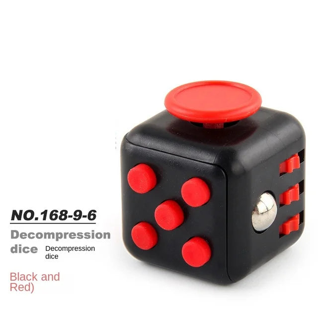 Solid Color Fidget Decompression Dice for Release Stress Autism Anxiety Relieve Adult Kids Stress Relief Anti-Stress Fingertip