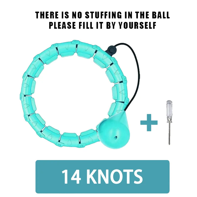 Fitness Hoop Weights to Exercise At Home Sports Entertainment Sport Equipment Hulahp for Slimming Gym Ring Portable Body